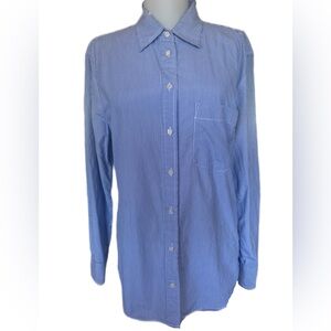 J.CREW Pinstripe Long Sleeve Button Down